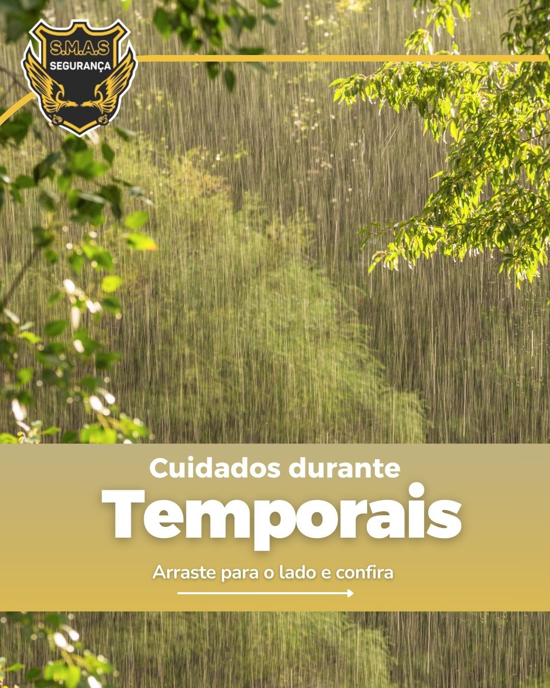 Cuidados durante temporais