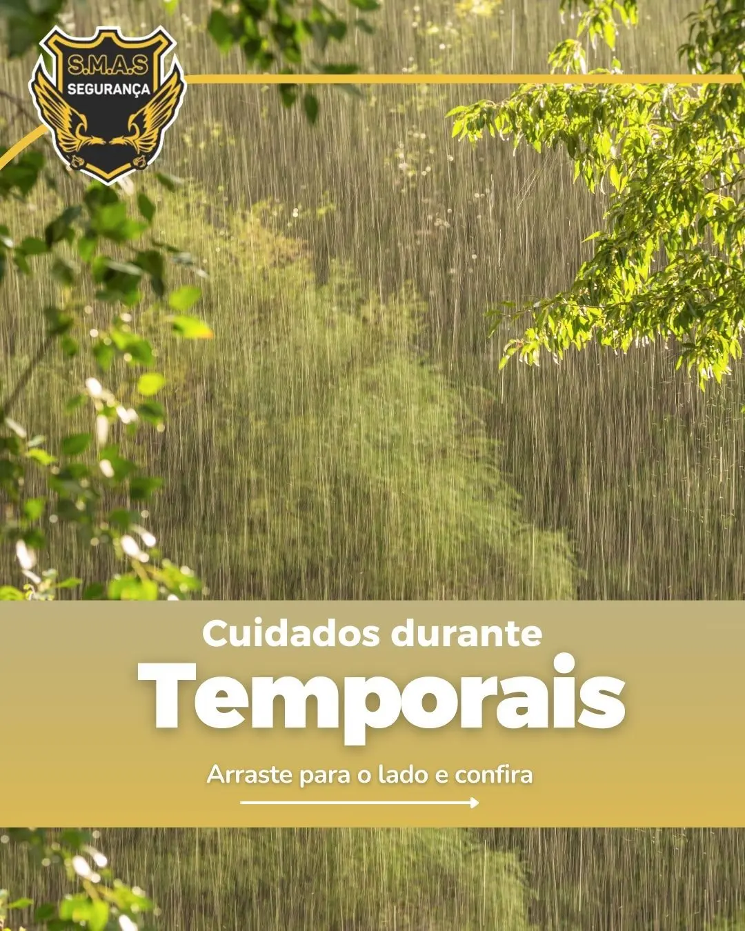 Cuidados durante temporais